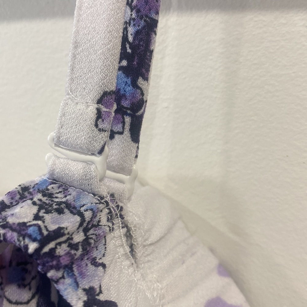 Off Shoulder Lavender Floral Top - Picture 5 of 12